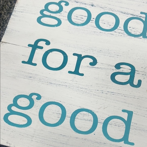 Inspirational Wall Art with Teal Text - Picture 3 of 6